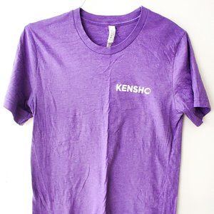 Official Kensho Logo Tech Bro Purple Soft T-Shirt Bella Canvas Tee Size Medium M